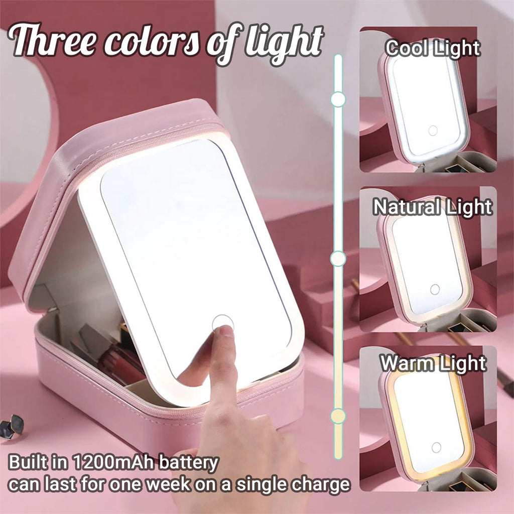 The Most Beautiful Chapters - Personalized Jewelry Box With LED Mirror