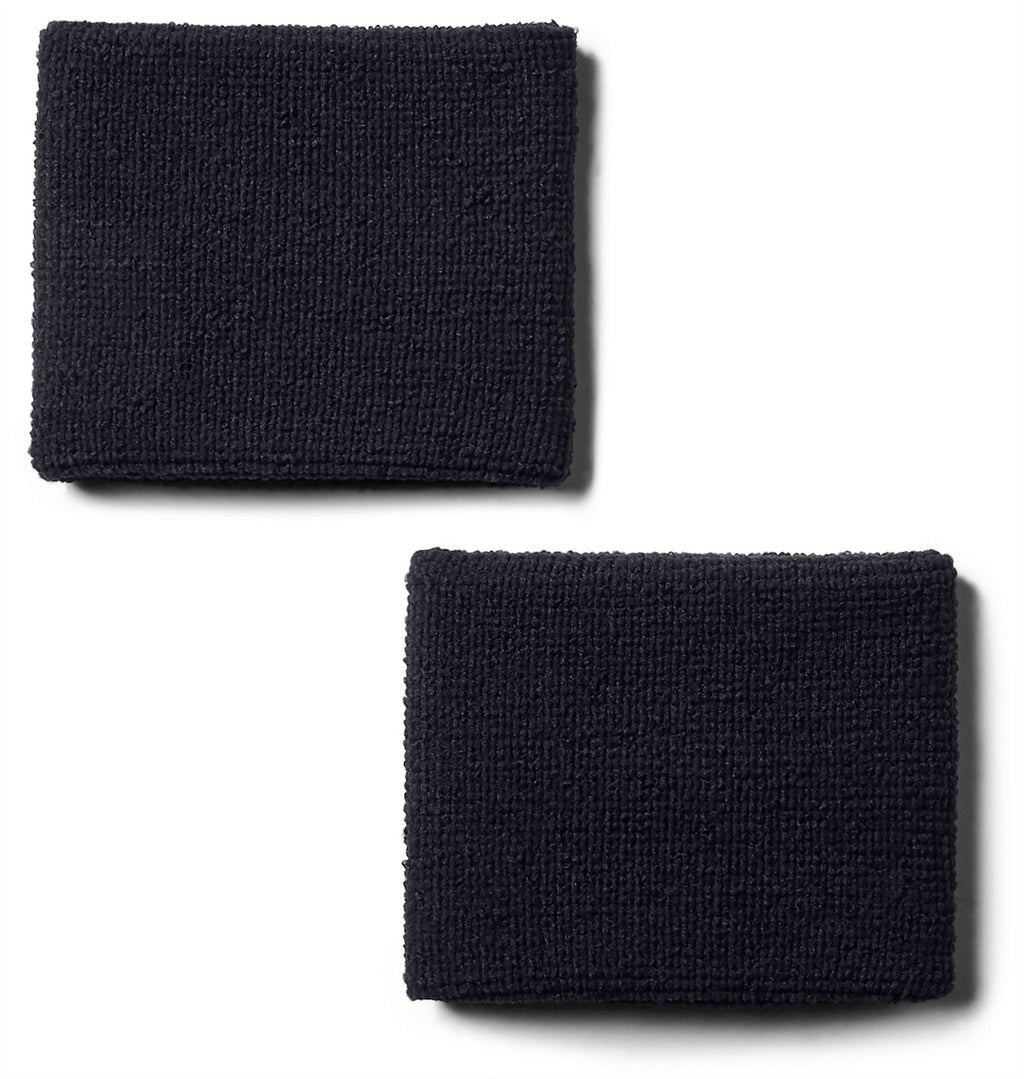 UA Performance Men's 2-Pack 3" Wristband - Black