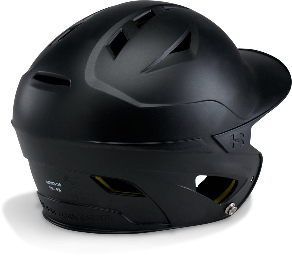 UA Converge Matte Boys' Batting Helmet - Black