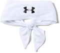 UA Armour Tie Adult Headband - White