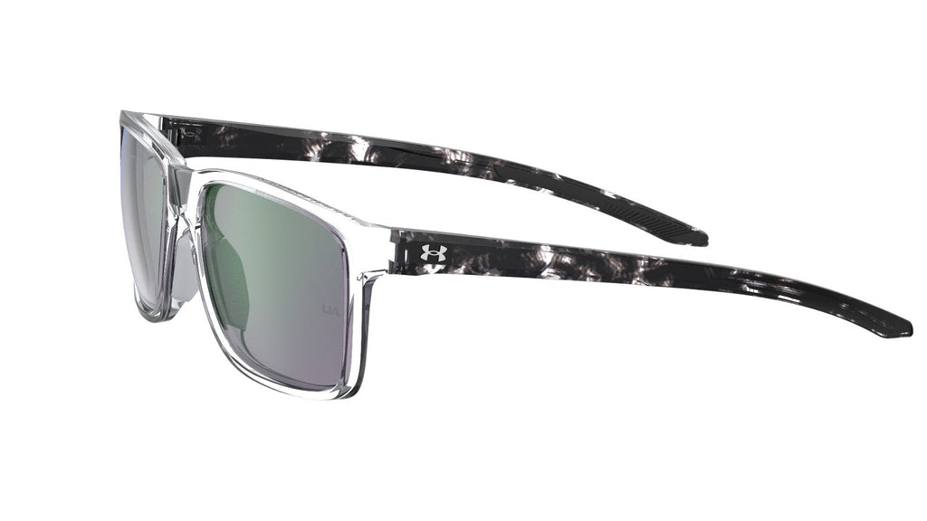 UA Hustle Mirror Unisex Sunglasses - White