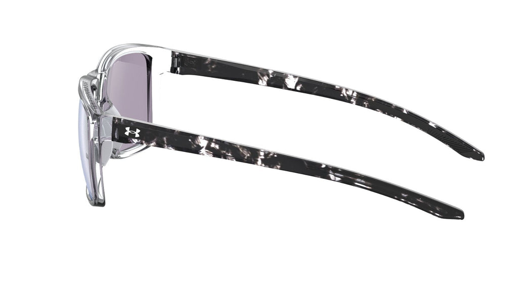 UA Hustle Mirror Unisex Sunglasses - White