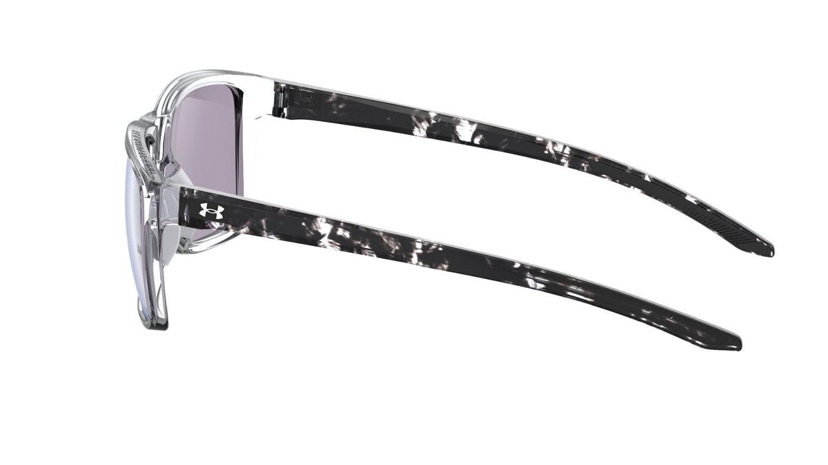 UA Hustle Mirror Unisex Sunglasses - White