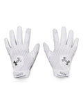 UA Clean Up Men's Batting Gloves - White