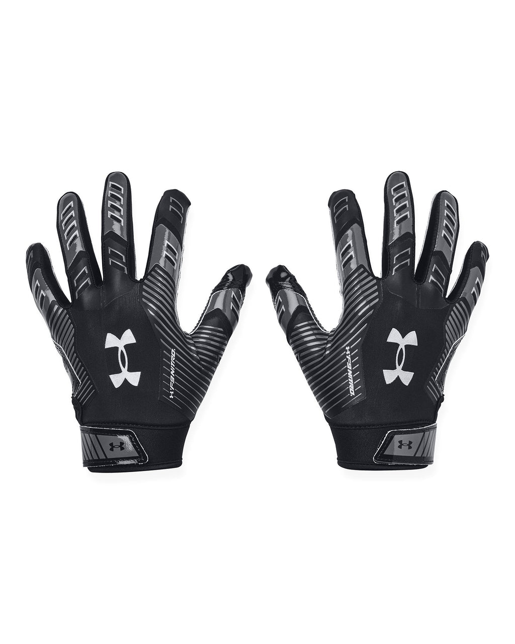 UA F9 Nitro Boys' Football Gloves - Black