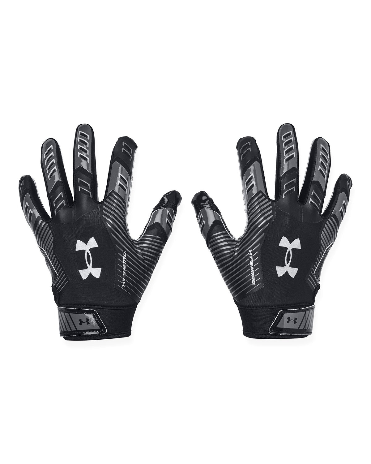 UA F9 Nitro Boys' Football Gloves - Black