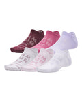 UA Essential Unisex 6-Pack No-Show Socks - White