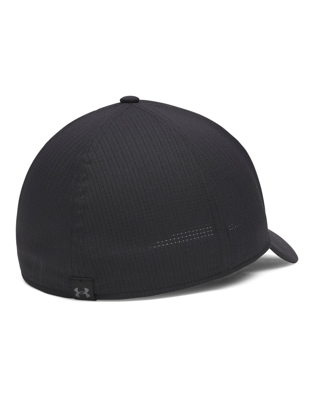 UA ArmourVent Low Men's Stretch Fit Cap - Black
