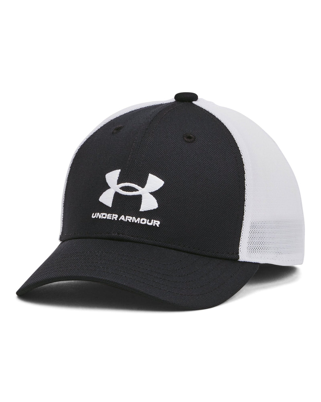 UA Essential Mid Boys' Trucker Hat - Black