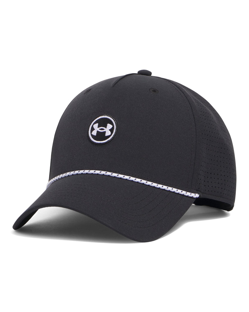 UA Drive Mid Rope Men's Adjustable Hat - Black