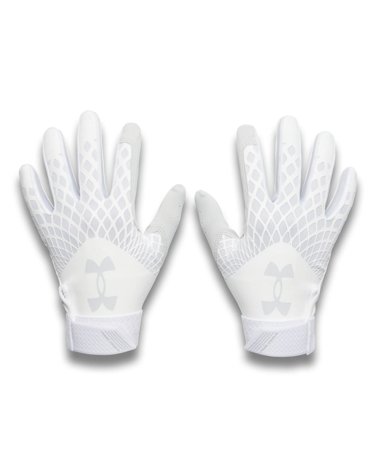 UA Glyde Women's Batting Gloves - White