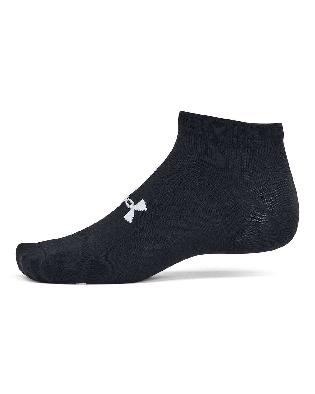 UA Essential Unisex 6-Pack Low Cut Socks - Black