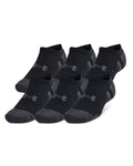 UA Performance Tech™ Unisex 6-Pack No Show Socks - Black