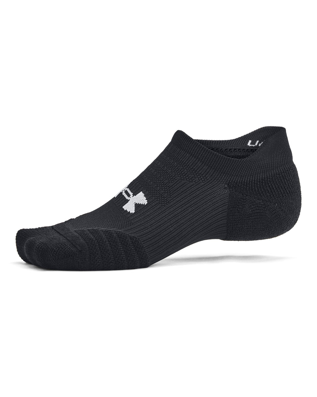 UA Play Up Women's 3-Pack No Show Tab Socks - Black