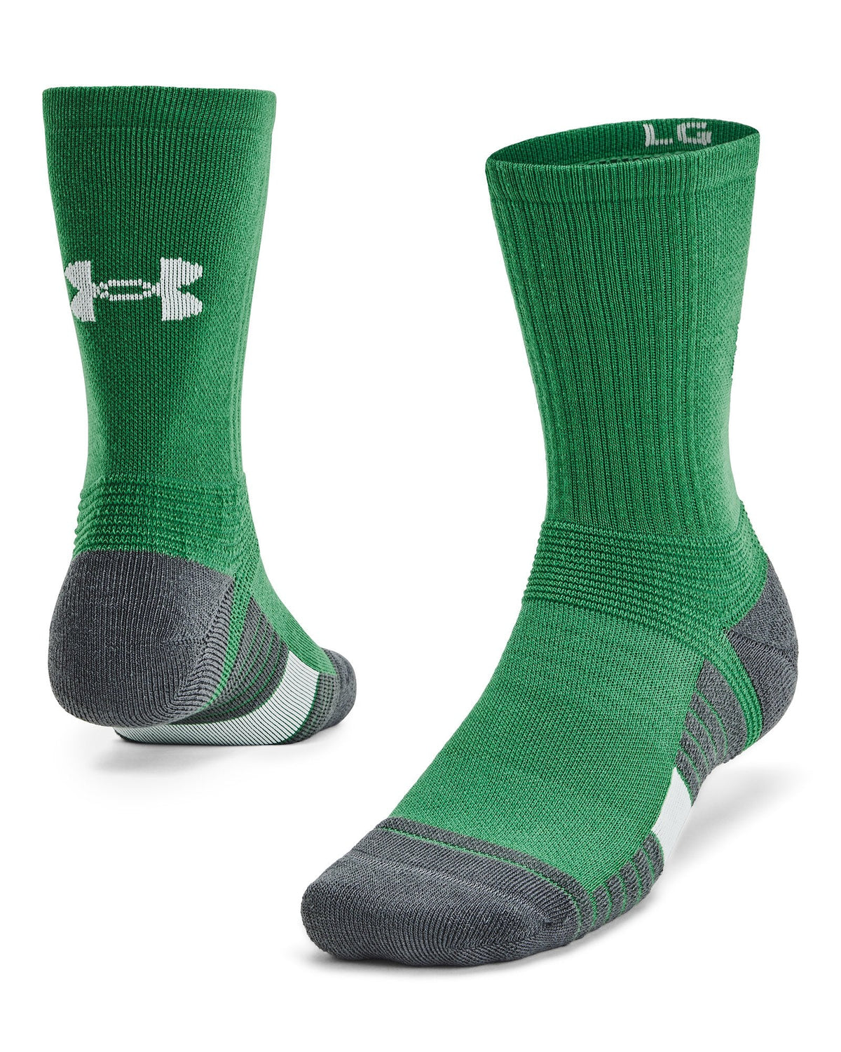 UA Team Unisex Crew Socks - Green