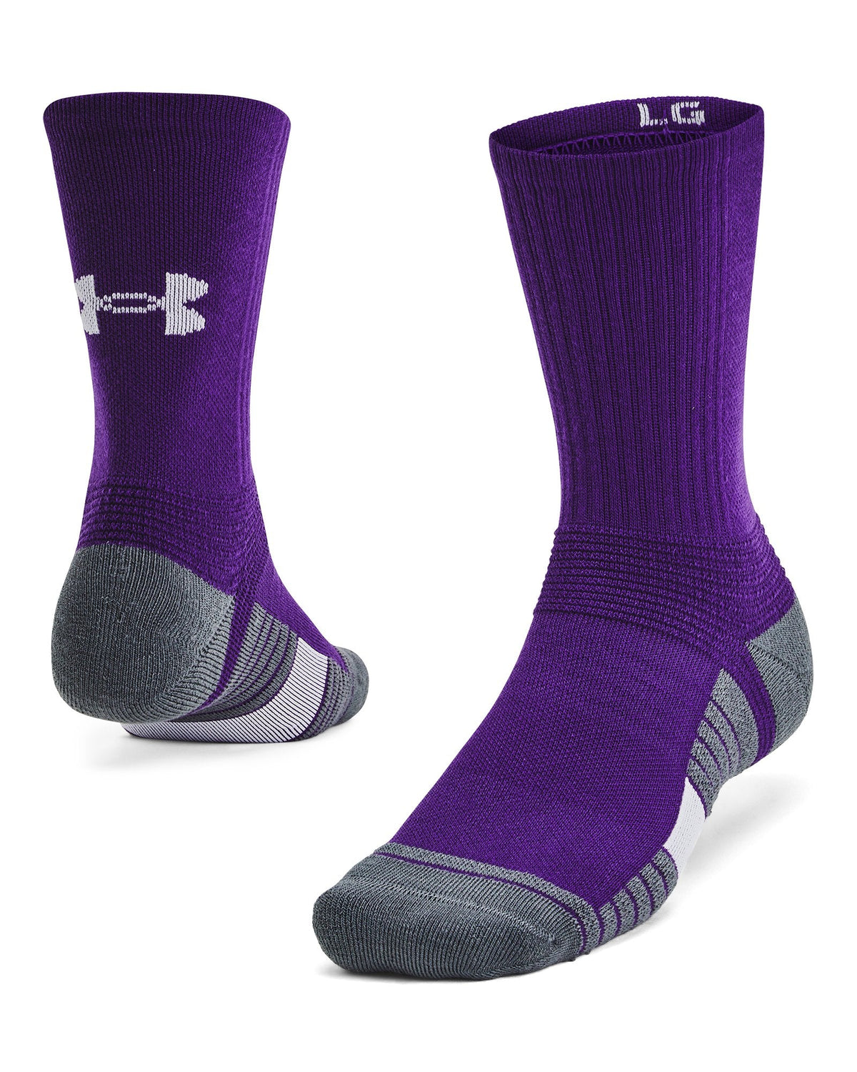 UA Team Unisex Crew Socks - Purple