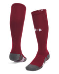 UA Team Unisex Over-The-Calf Socks - Red