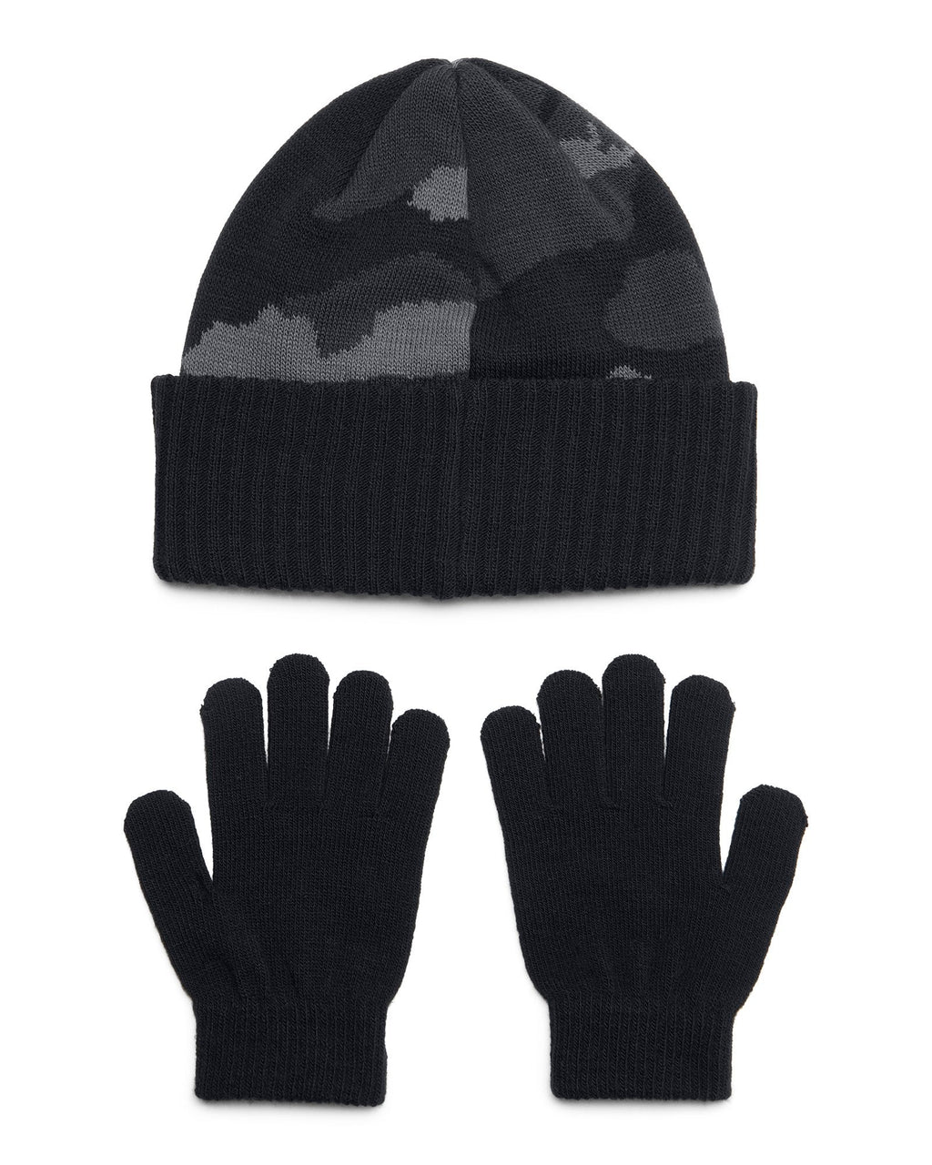 UA Beanie & Gloves Boys' Set - Green