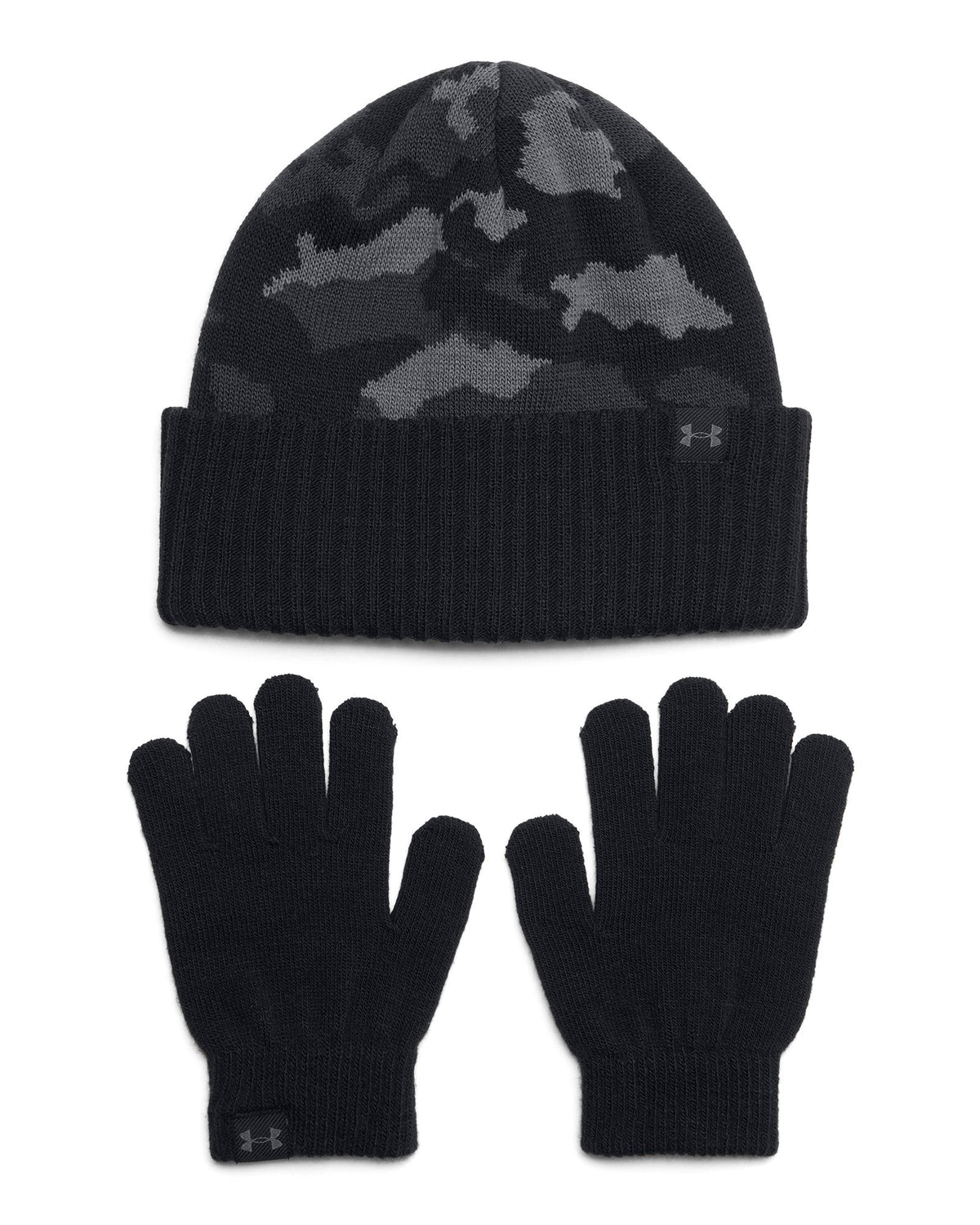 UA Beanie & Gloves Boys' Set - Green