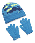 UA Beanie & Gloves Boys' Set - Blue