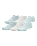 UA Essential Cushion Unisex 6-Pack No Show Socks - Green