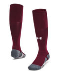 UA Magnetico Grip Unisex Over-The-Calf Socks - Red