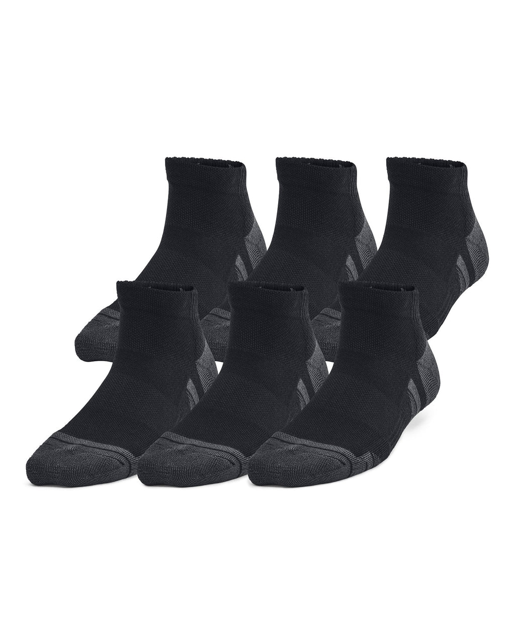 UA Performance Tech™ Kids' 6-Pack Low Cut Socks - Black
