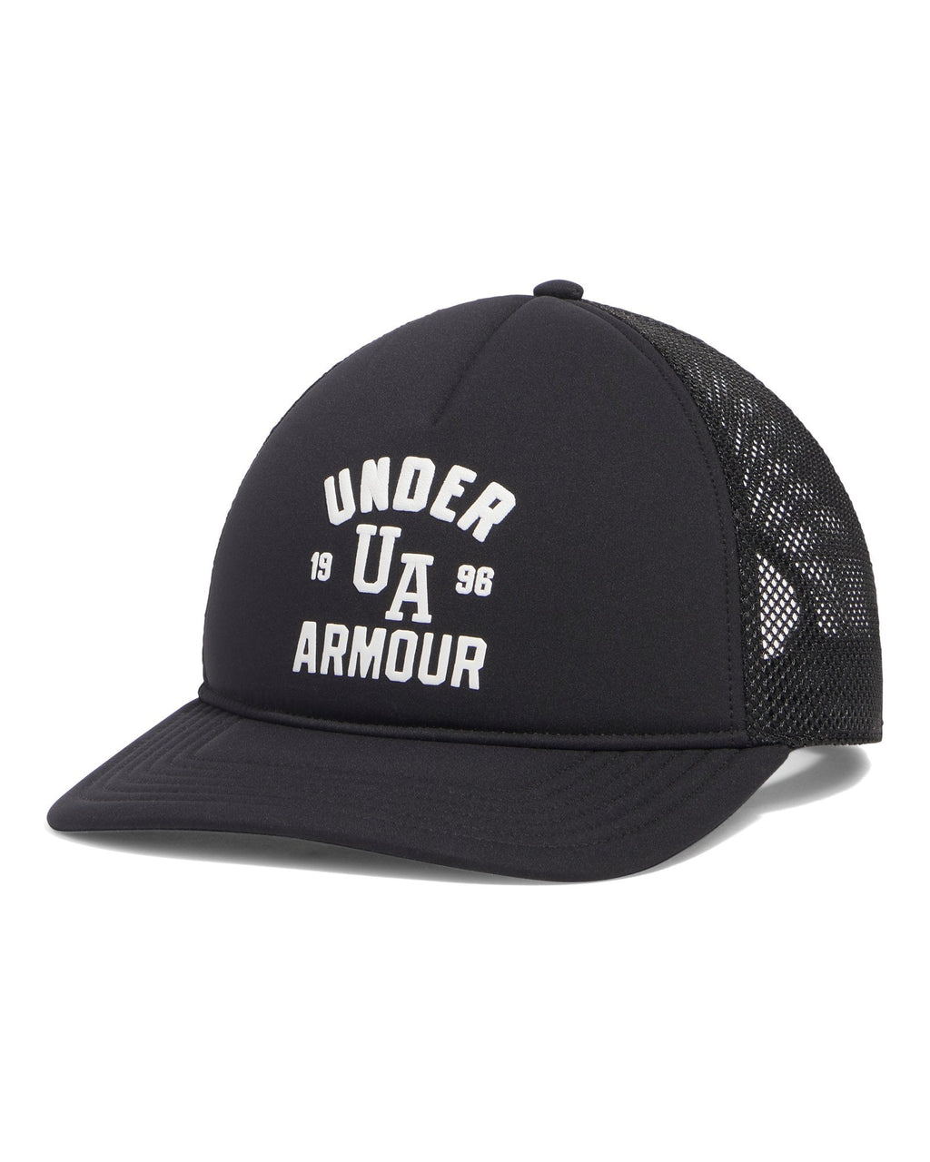UA Essential Mid Unisex Trucker Hat - Black