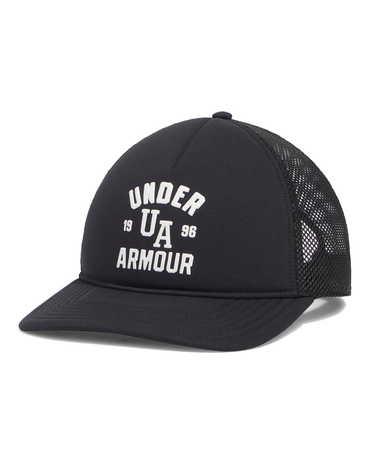 UA Essential Mid Unisex Trucker Hat - Black