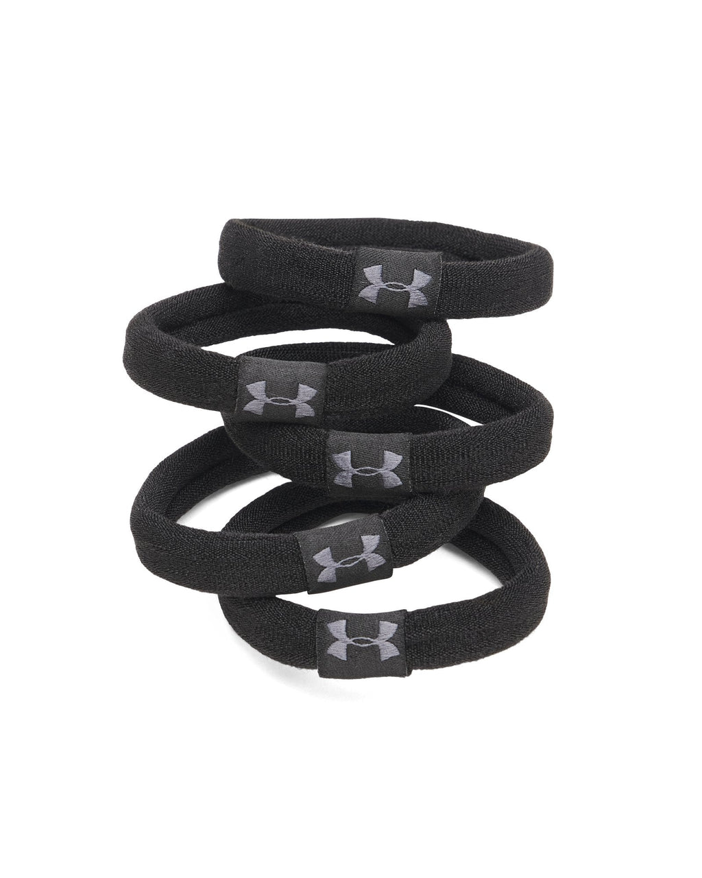 UA Soft 5-Pack Women's Hair Ties - Black