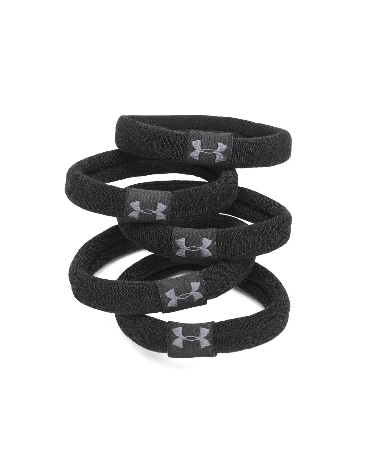 UA Soft 5-Pack Women's Hair Ties - Black