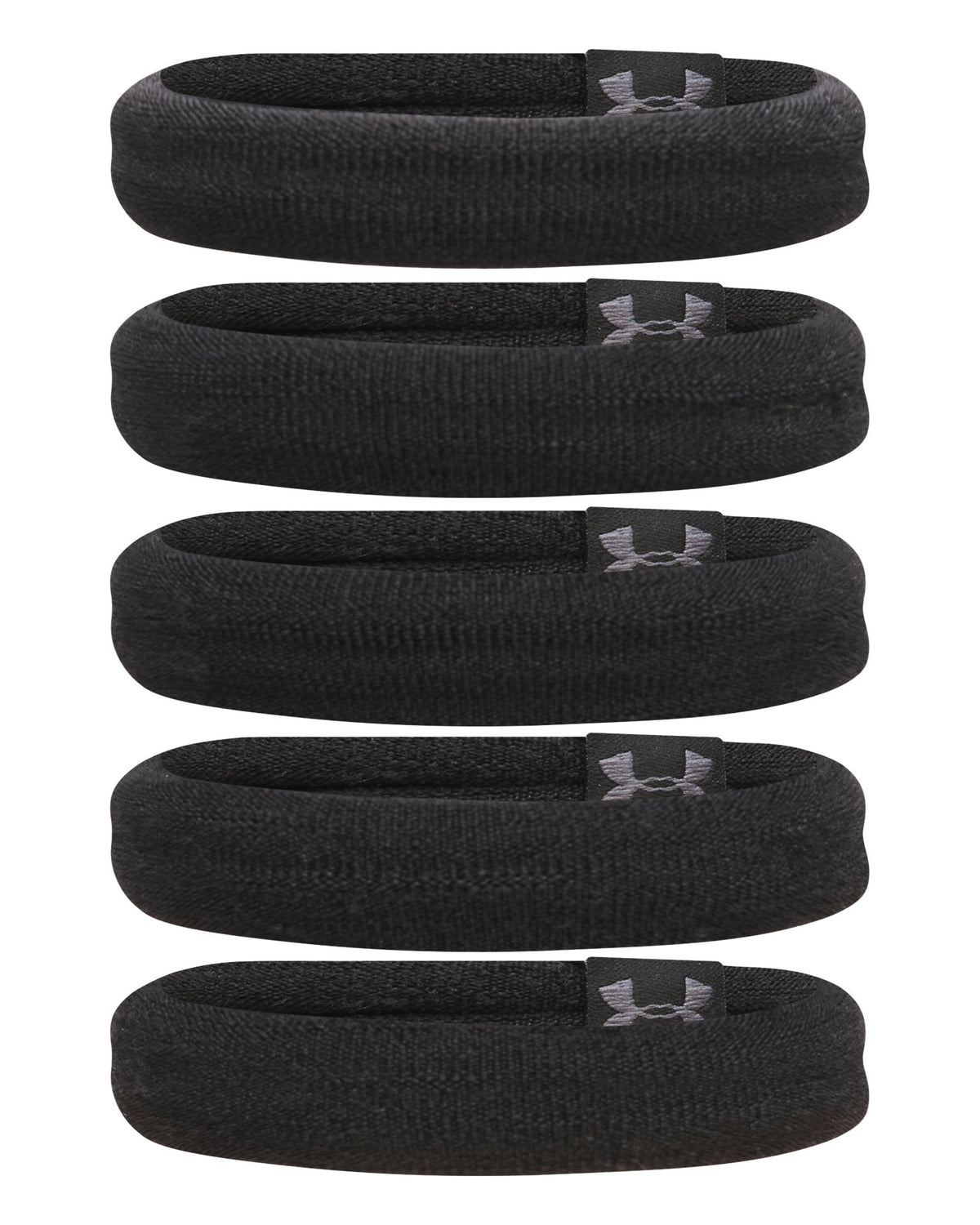 UA Soft 5-Pack Women's Hair Ties - Black