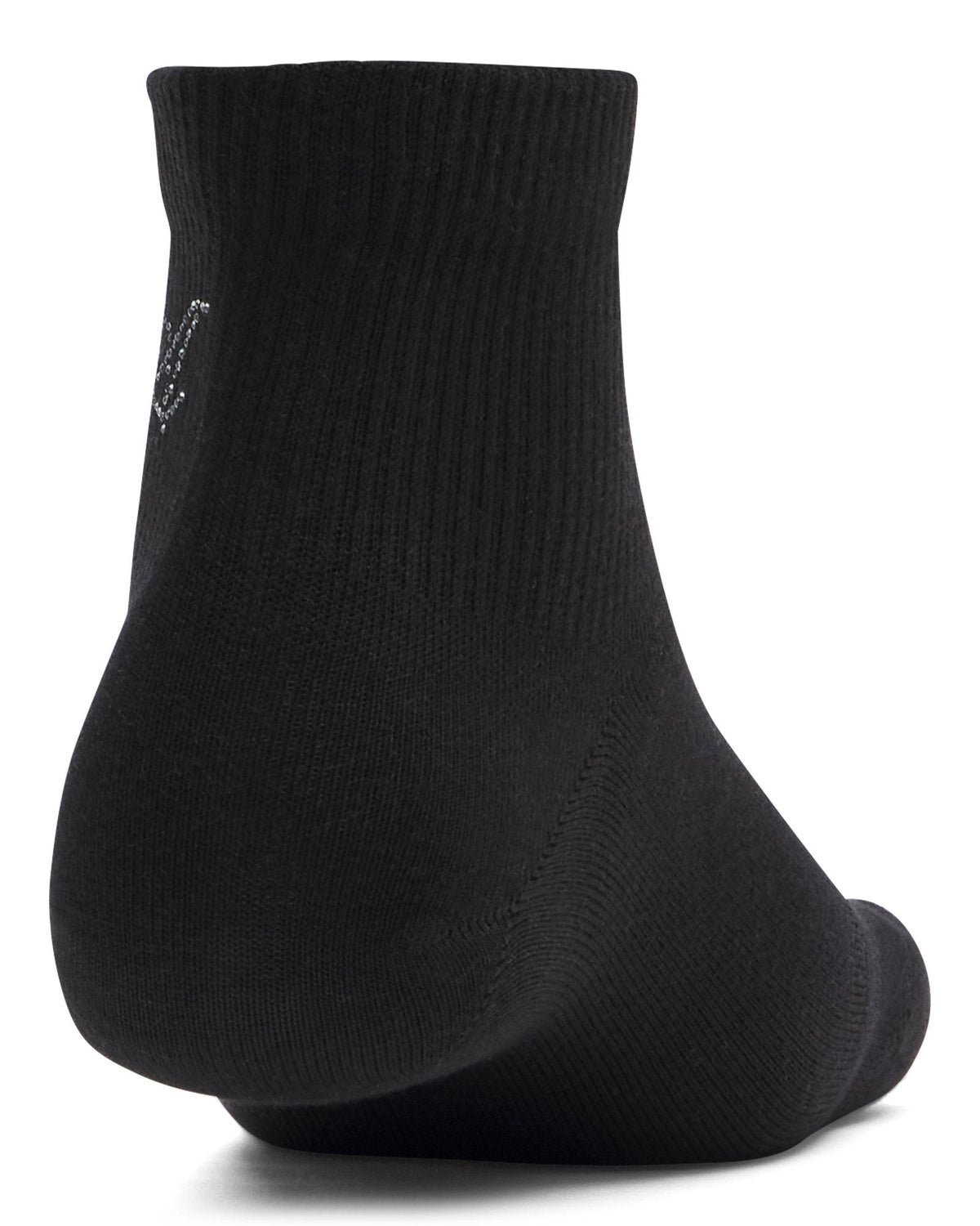 UA Sportstyle Cotton Unisex 3-Pack Quarter Socks - White
