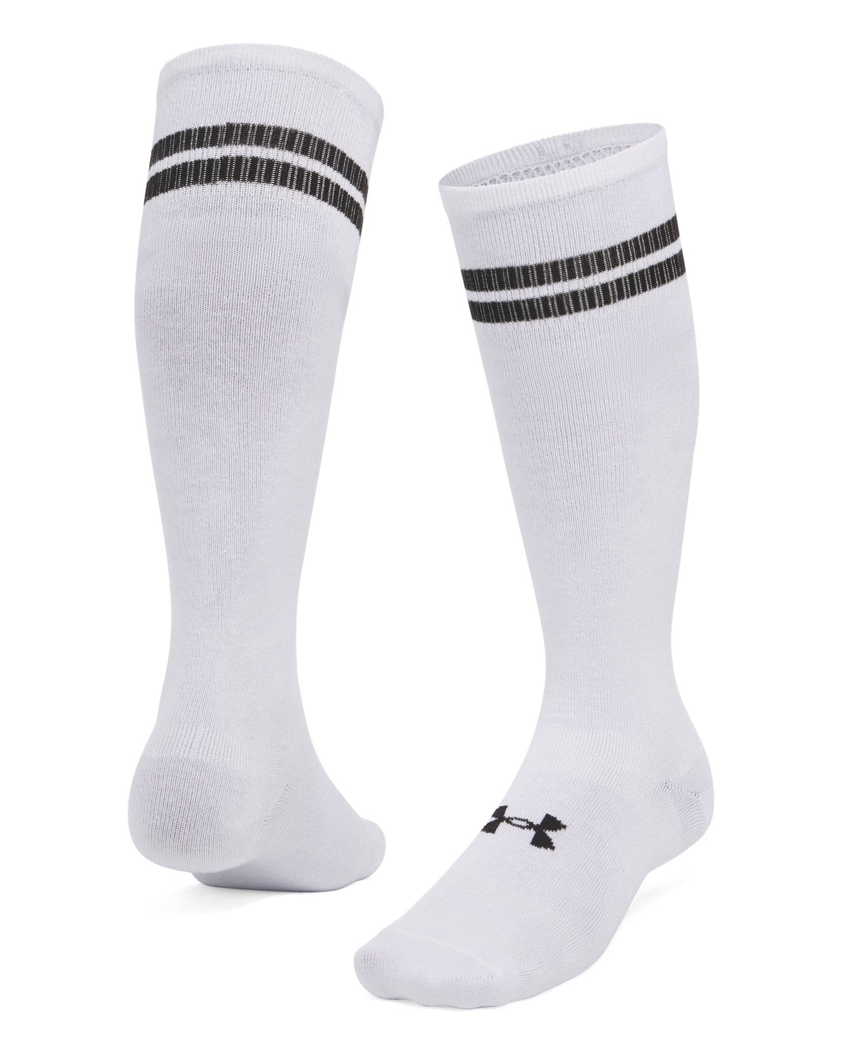 UA Sportstyle Cotton Unisex Over-The-Calf Socks - White