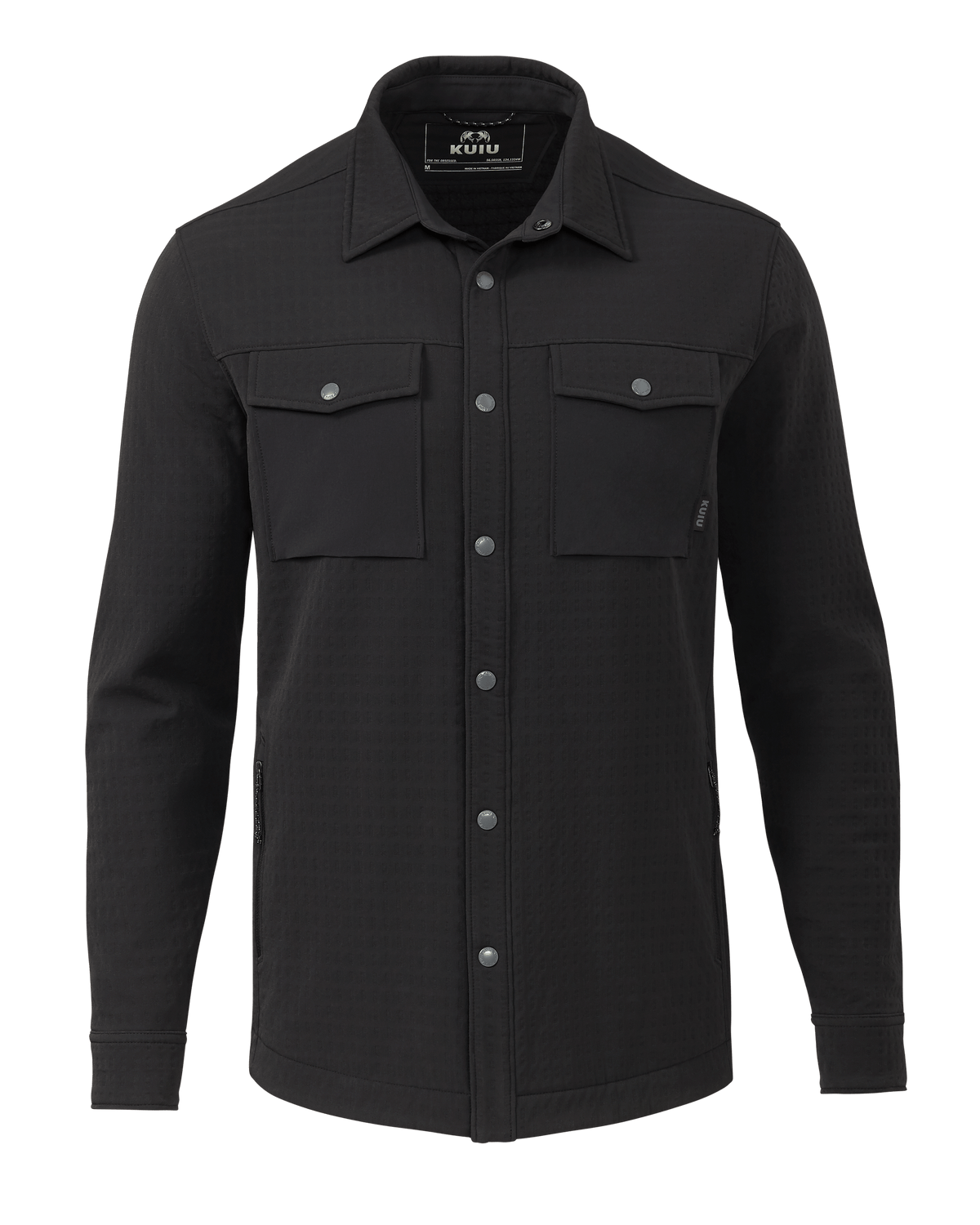 Blockfield Fleece Shirt Jacket | Black