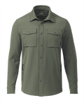Blockfield Fleece Shirt Jacket | Dark Sage