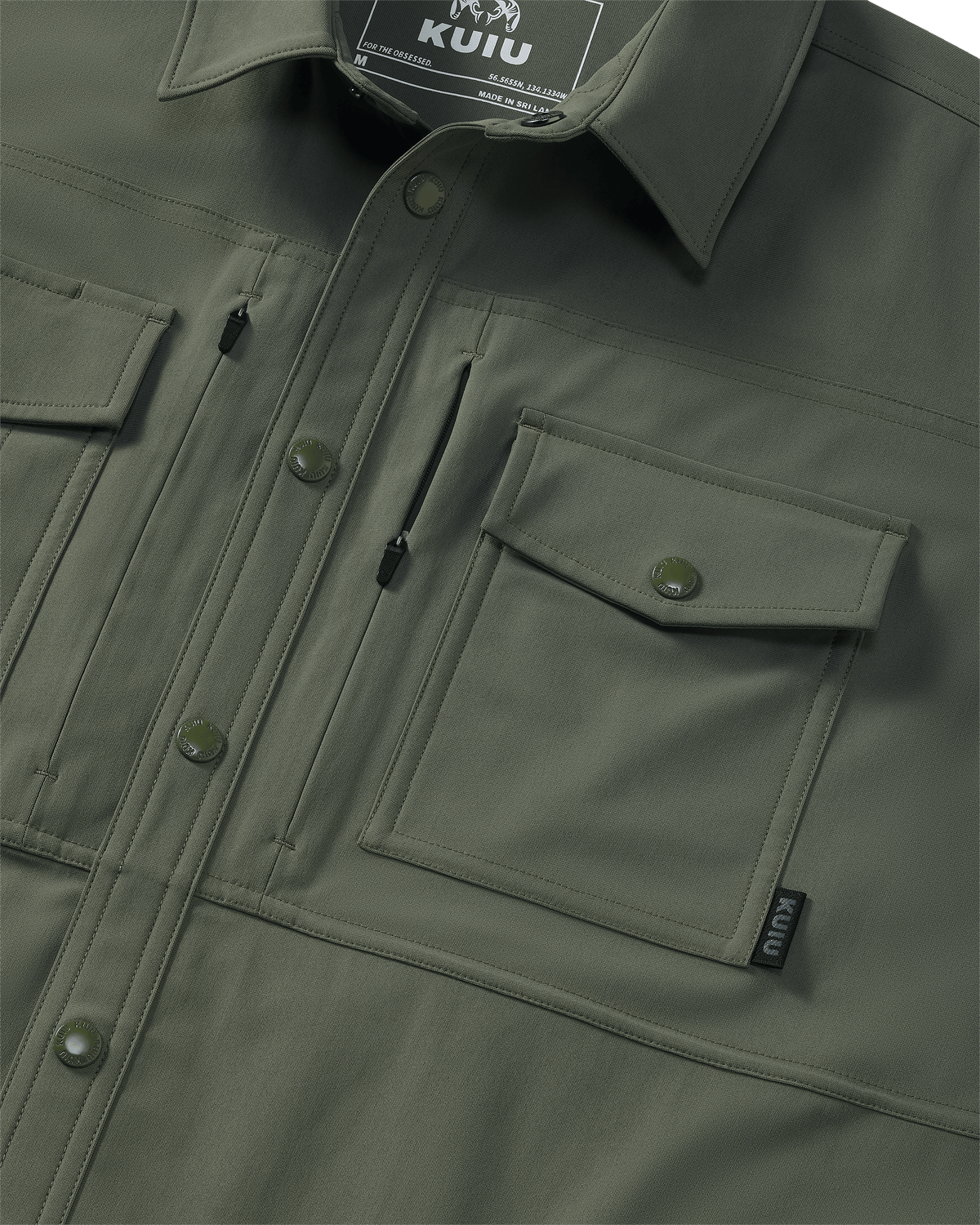 Outlet Tour Shirt Jacket | Dark Sage
