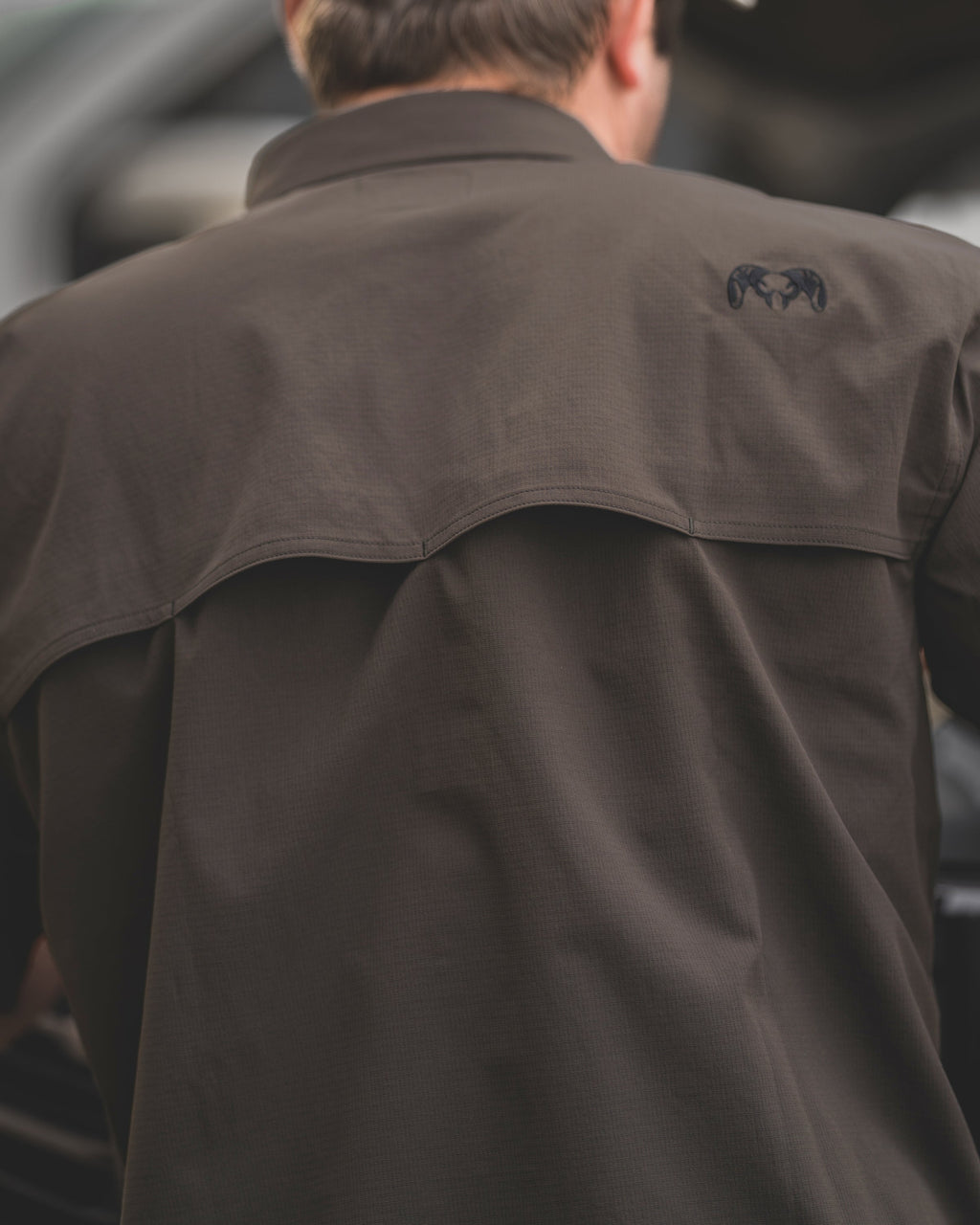 Gauge SS Work Shirt | Asphalt
