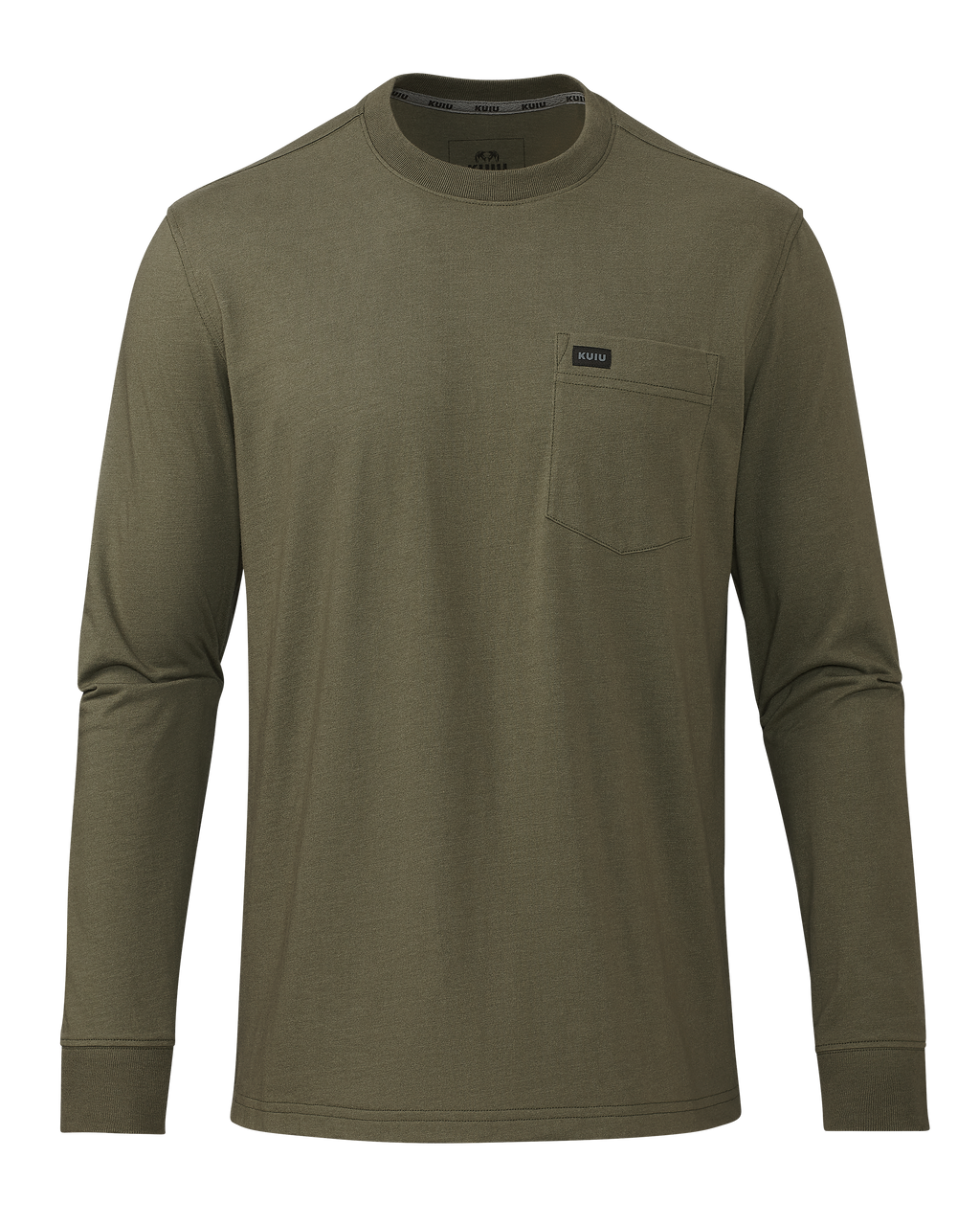 Workgrade LS Pocket Crew | Evergreen