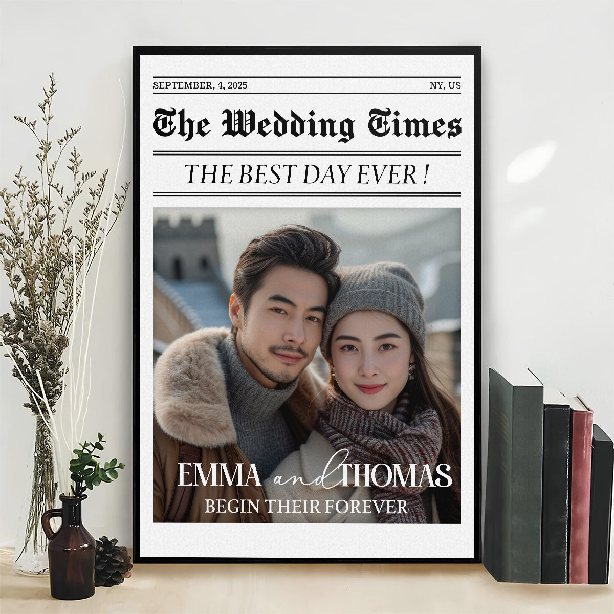 Newlywed Couples - Personalized Poster