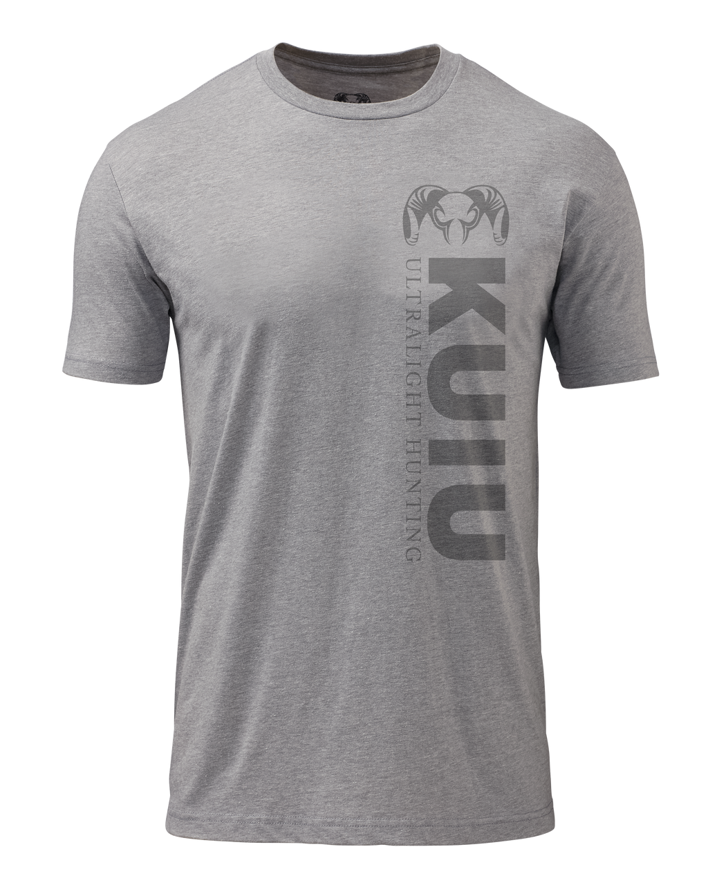 KUIU Solid Vertical T-Shirt | Heather Grey
