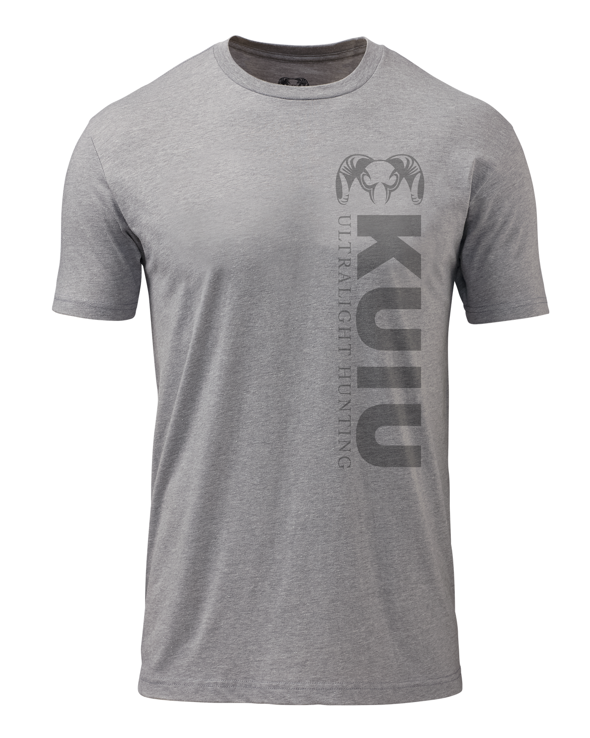 KUIU Solid Vertical T-Shirt | Heather Grey