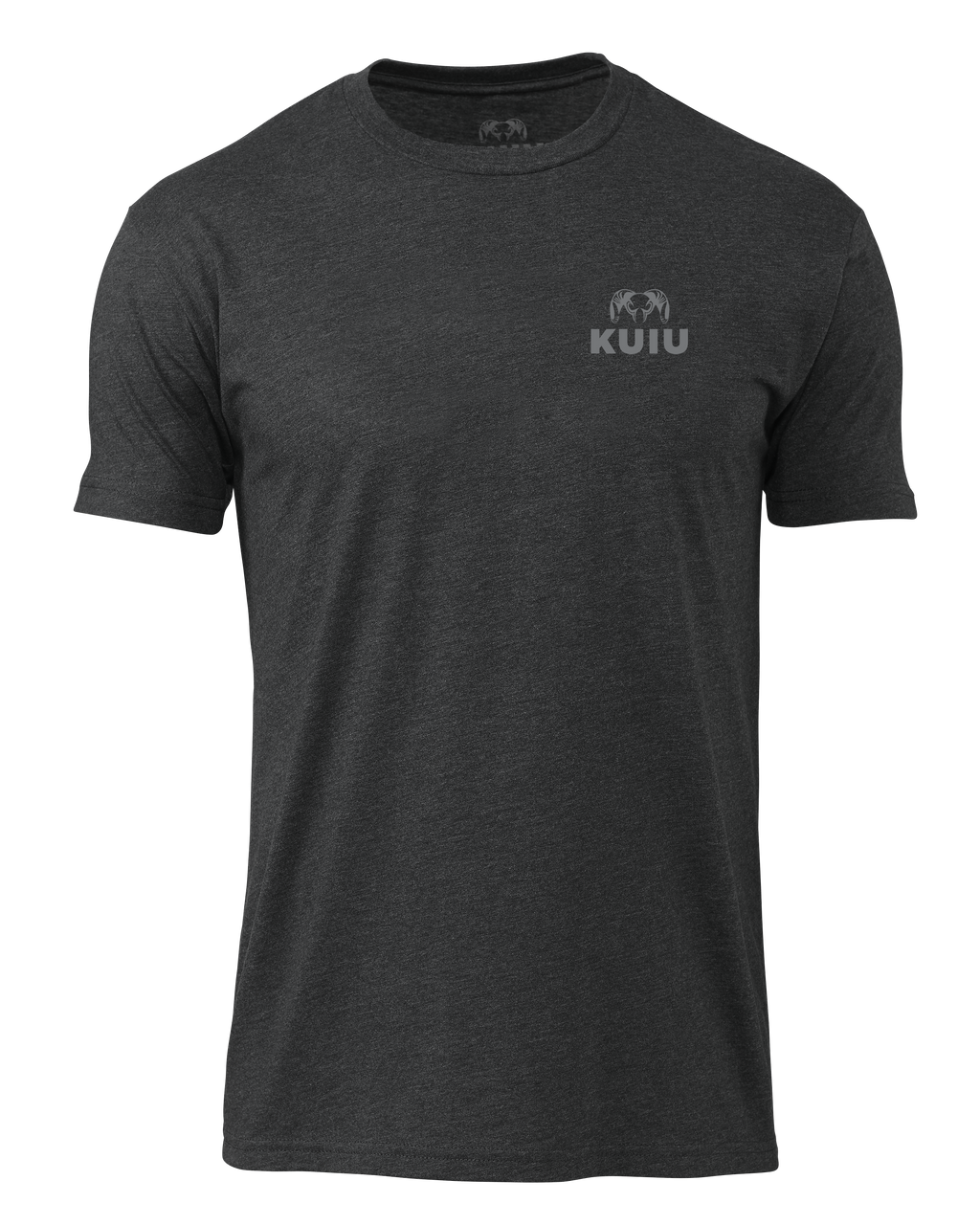 KUIU Vertical Flag Logo T-Shirt | Charcoal