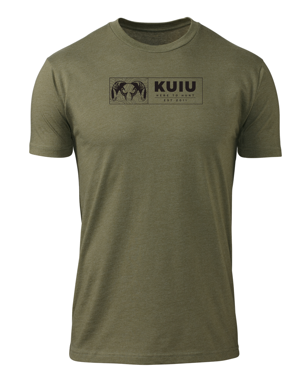 KUIU Topo Block T-Shirt | Military Green