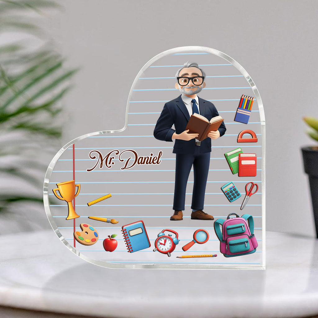 Custom Decor, Christmas Birthday Anniversary Gift Keepsake • Welcome To Our Classroom - Personalized Acrylic Plaque