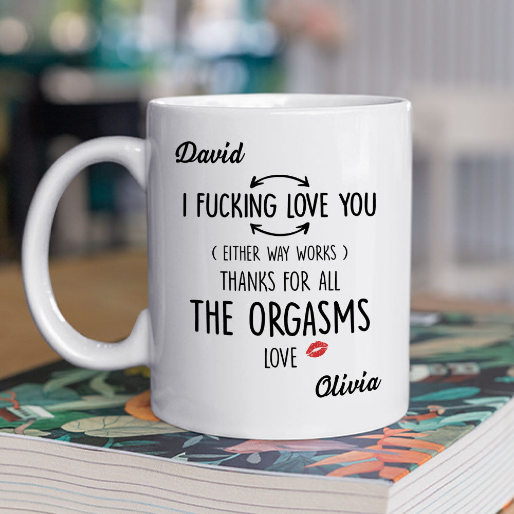 Custom Anniversary Keepsake Gifts For Couple • Thanks For All The Things You Did - Personalized Coffee Mug