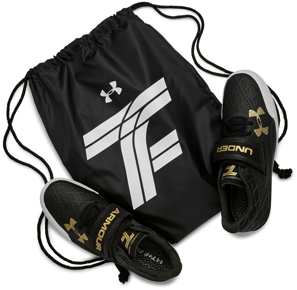 UA Centric Grip Unisex Track Shoes - Black