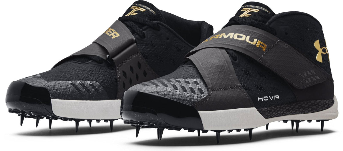 UA HOVR™ Silencer Unisex Track Shoes - Black