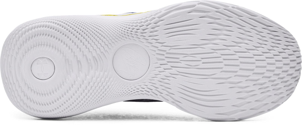 Curry 11 Grade School Basketball Shoes - White