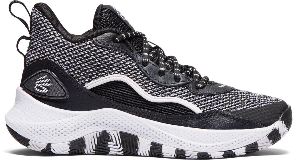 Curry 3Z 24 Grade School Basketball Shoes - Black